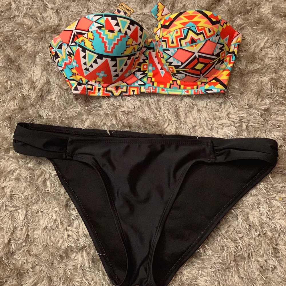 Aztec Strapless Bandeau